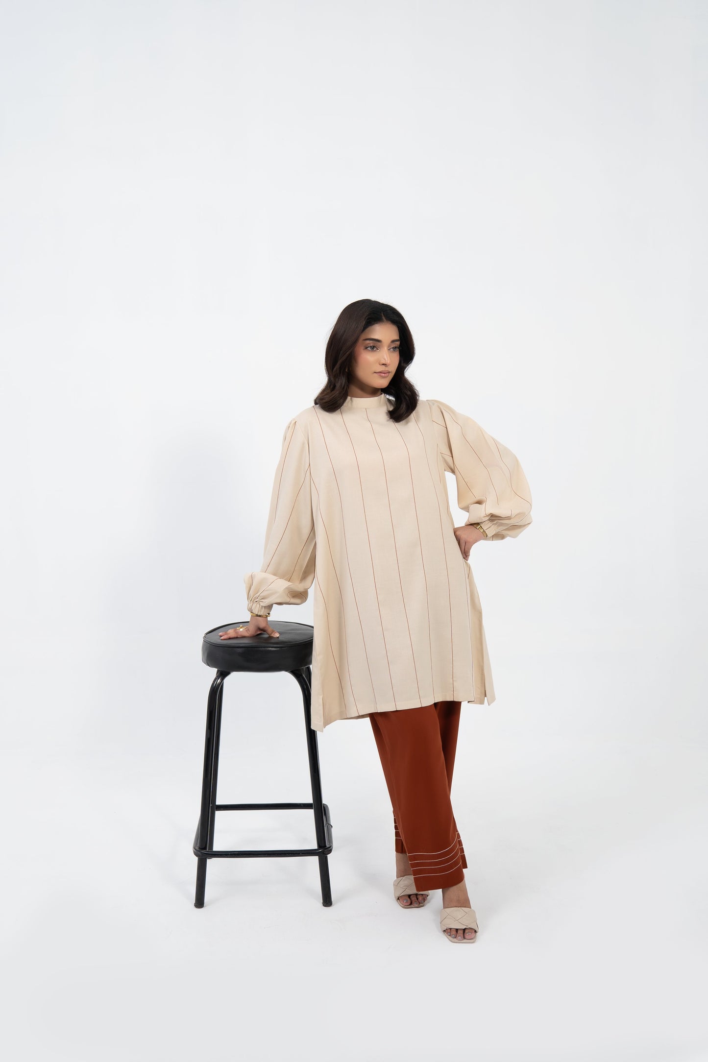 The Caramel Stripe Co-ord Set